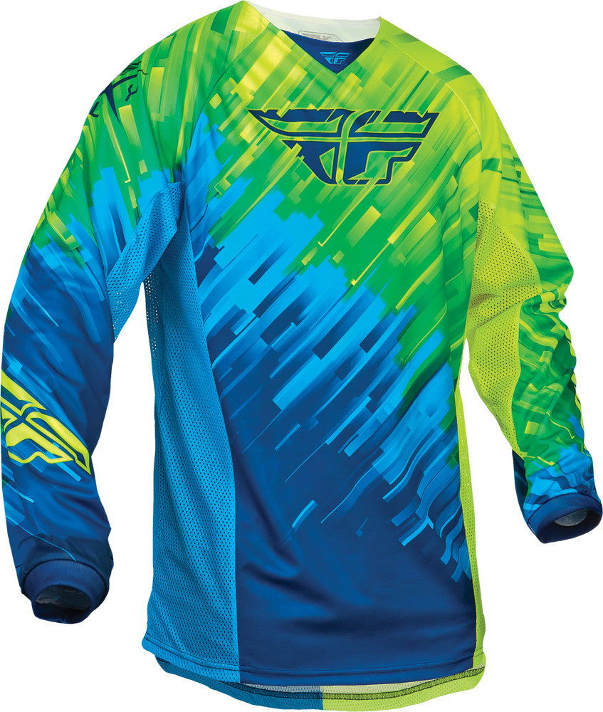 Kinetic Glitch Jersey Blue/Hi-Vis