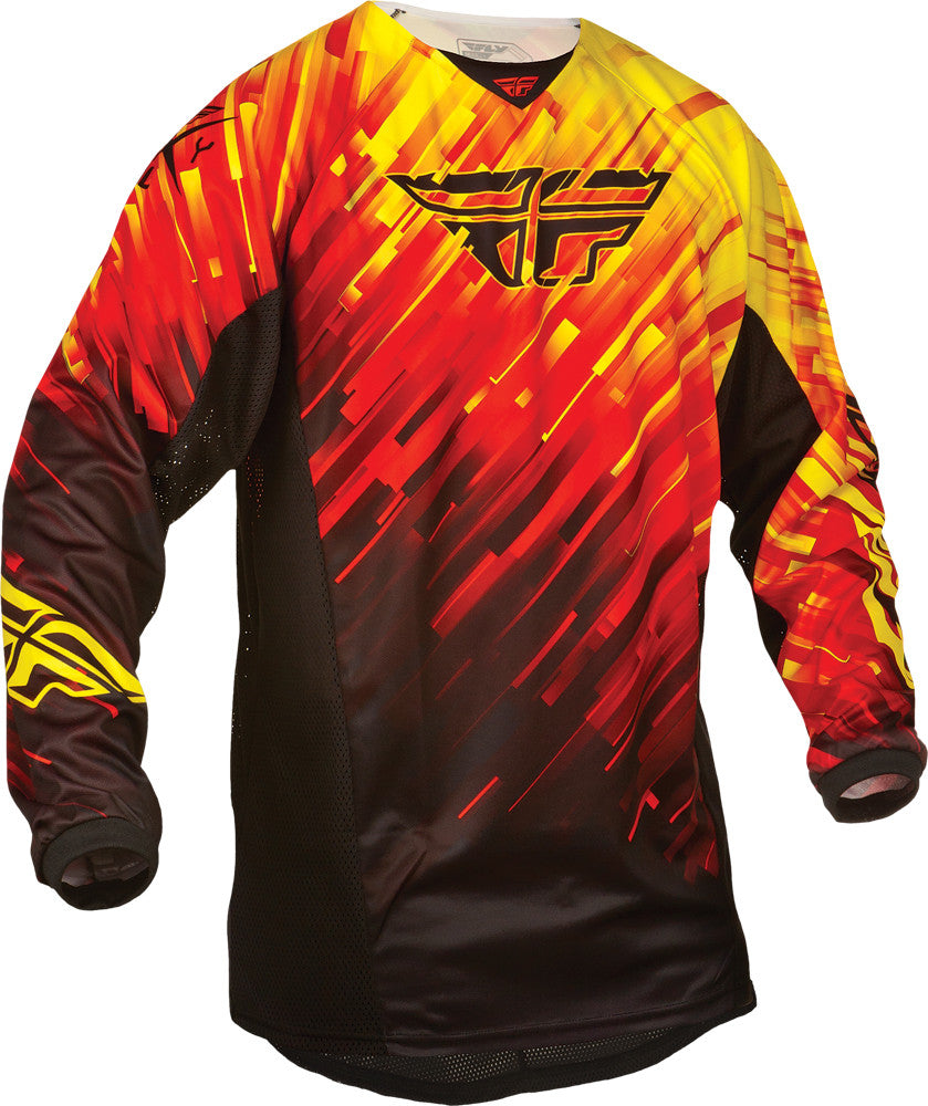 Kinetic Glitch Jersey Red/Black/Yellow