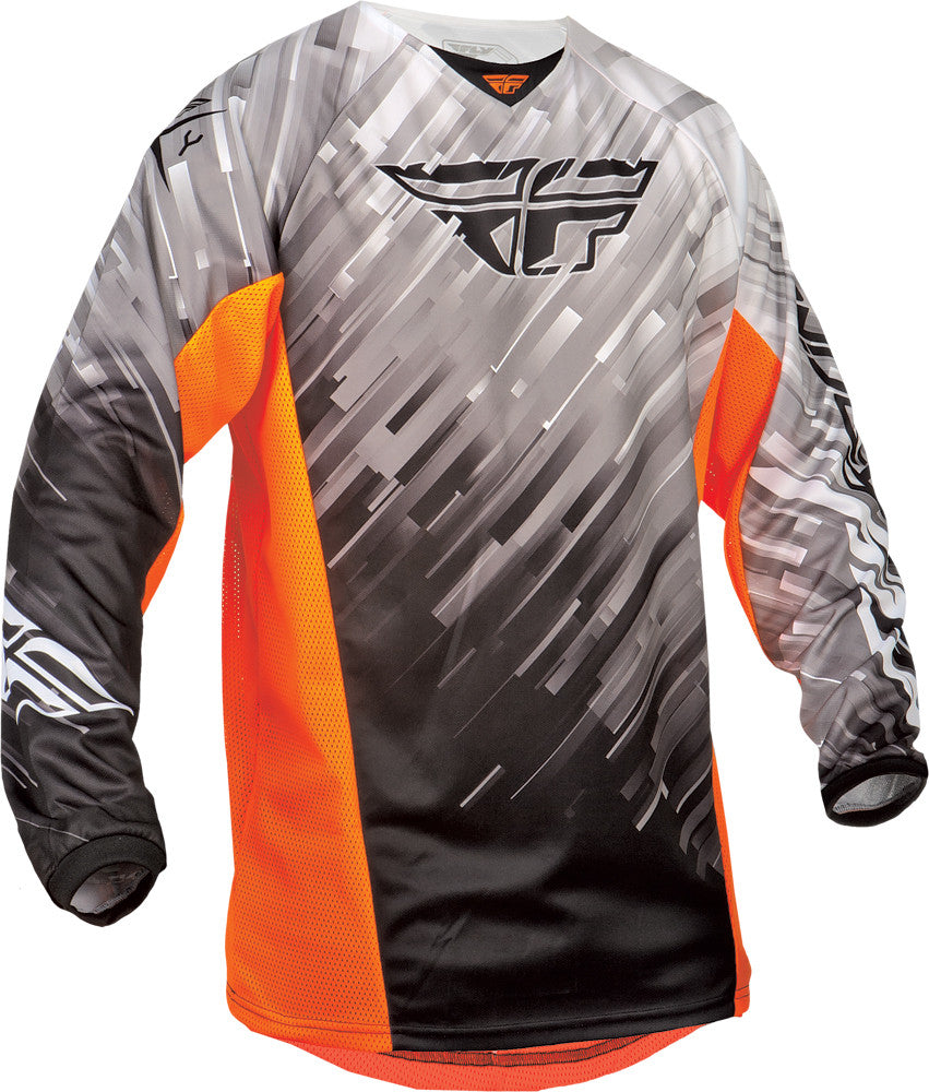 Kinetic Glitch Jersey Black/White/Orange