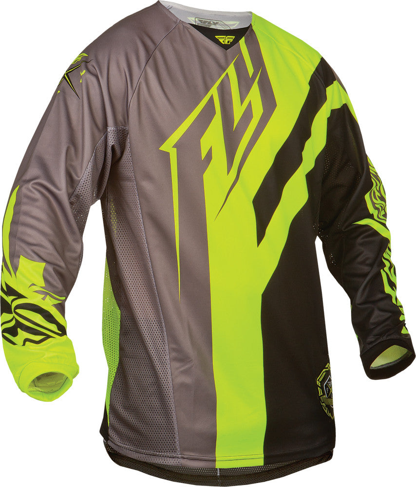 Kinetic Division Jersey Black/Grey/Hi-Vis