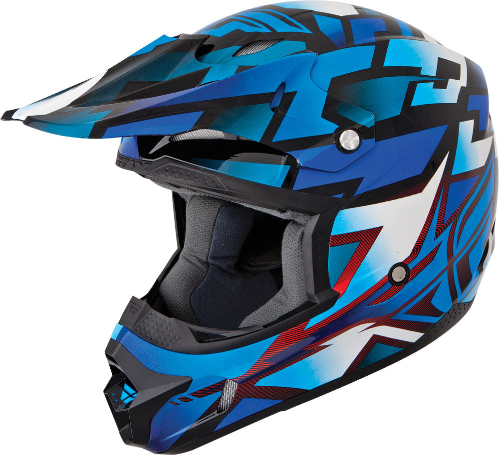 Kinetic Block Out Helmet Blue/Black