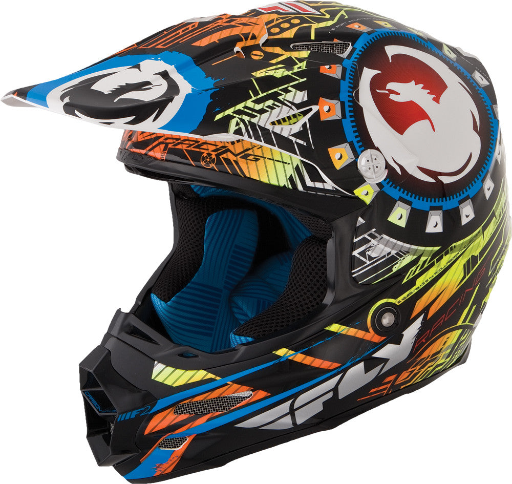 F2 Carbon Dragon Helmet Pearl White/Muli