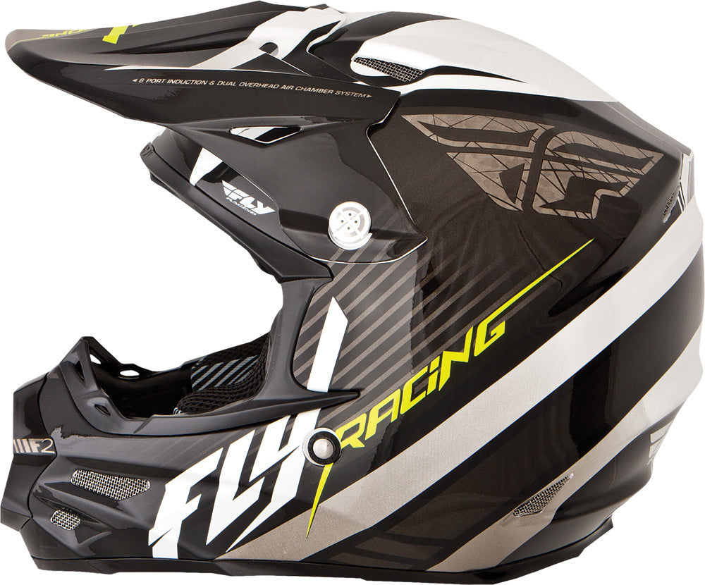 F2 Carbon Fastback Helmet Black/White