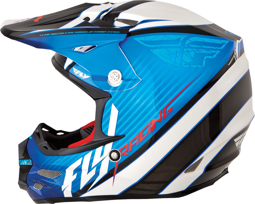 F2 Carbon Fastback Helmet Blue/Black/White