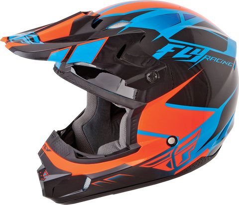 Kinetic Impulse Helmet Blue/Black/Orange