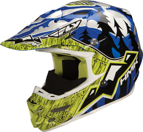 F2 Carbon Pro Hmk Wilderness Helmet Blue/Lime