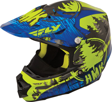 F2 Carbon Pro Hmk Stamp Helmet Blue/Green