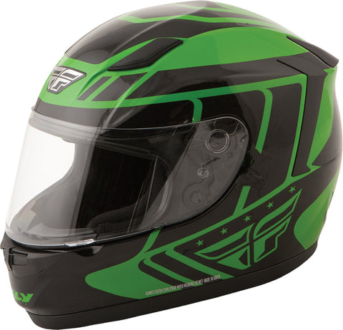 Conquest Retro Helmet Green/Black